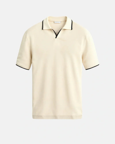Ernesto | TAILOR-MADE PIQUÉ POLO SHIRT WITH CONTRASTING DETAILS