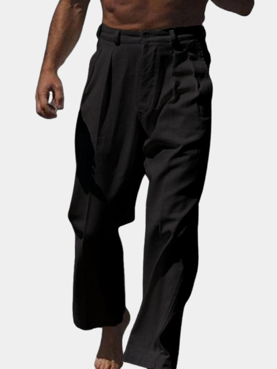 Guillermo | WIDE-LEG LINEN PANTS