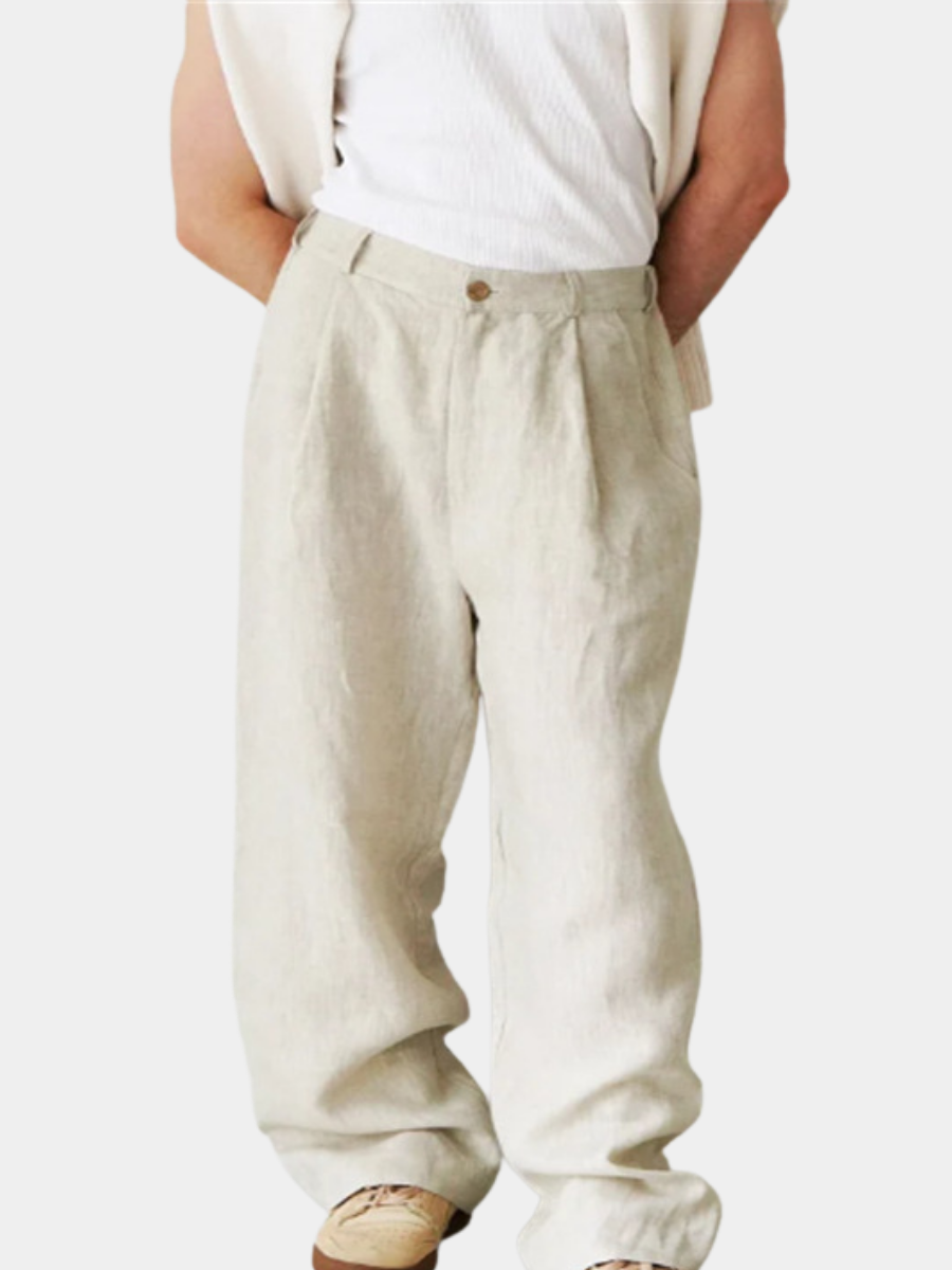 Rudolph | WIDE-LEG LINEN PANTS