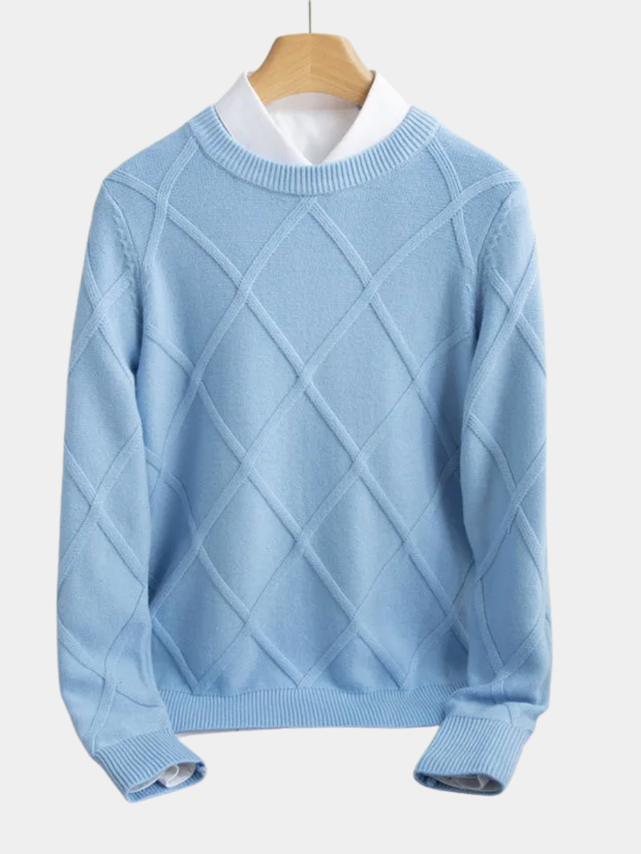 Chad | Argyle Cashmere Sweater