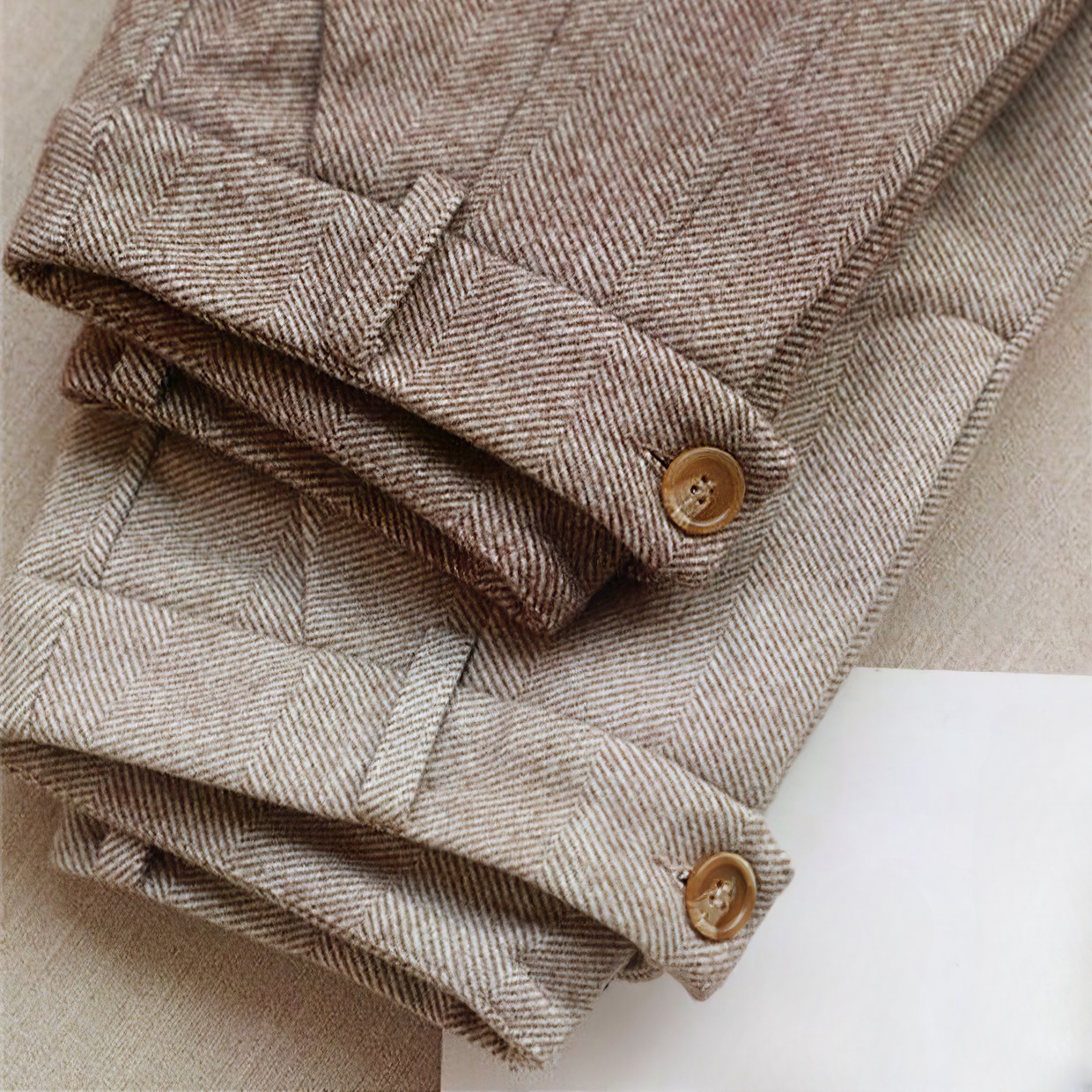 Augusto | ELEGANT PURE WOOL TAILOR-MADE PANTS