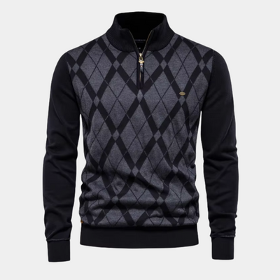 Quintin | MEN'S HALF-ZIP SWEATER