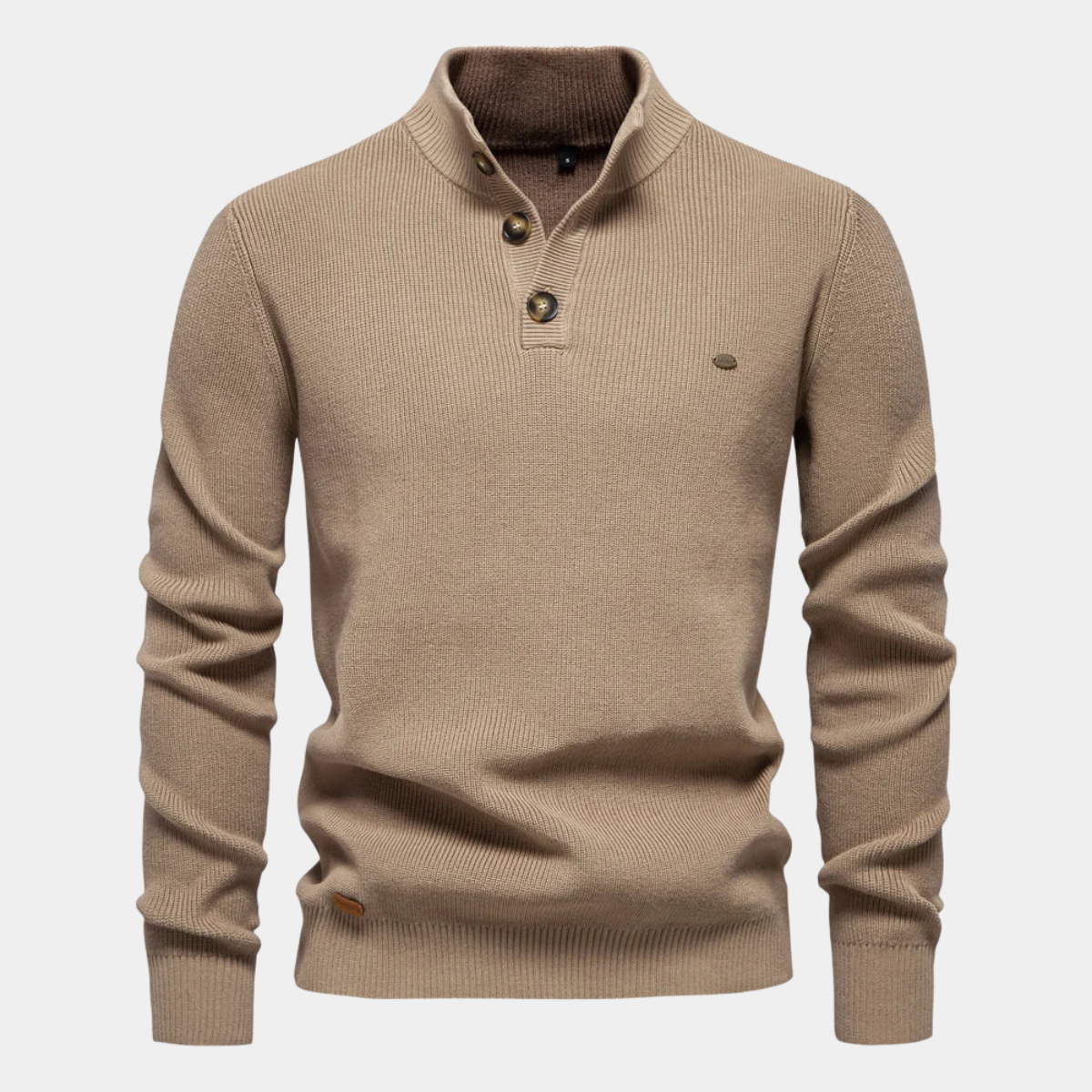 Quentin | MEN'S SWEATER WITH BUTTON DESIGN