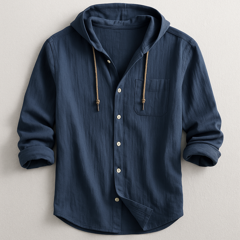 Hank | LUXURY HOODED SHIRT