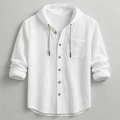 Hank | LUXURY HOODED SHIRT