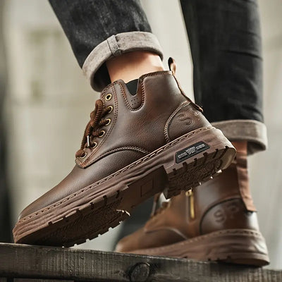 Douglas | Waterproof and Non-Slip Vintage Ankle Boots