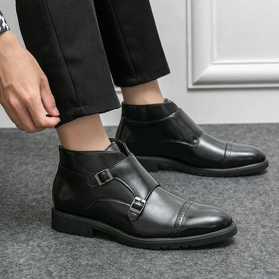 John | Double Buckle Ankle Boots
