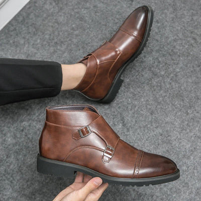 John | Double Buckle Ankle Boots