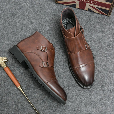 John | Double Buckle Ankle Boots