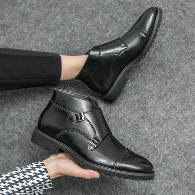 John | Double Buckle Ankle Boots