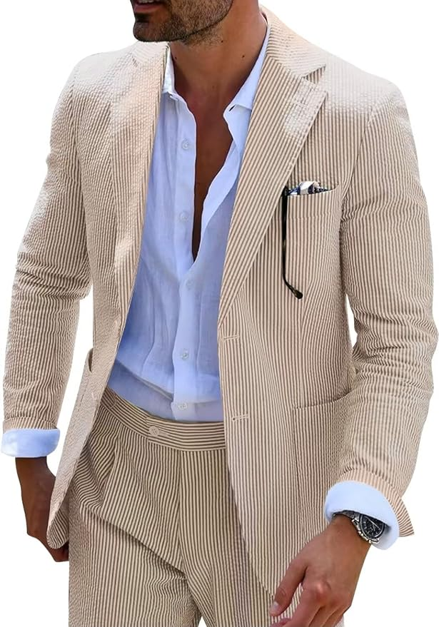 Rick | STRIPED SUMMER SUIT (PANTS + JACKET)