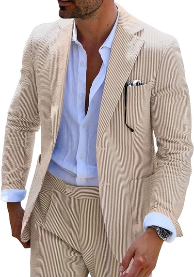 Rick | STRIPED SUMMER SUIT (PANTS + JACKET)