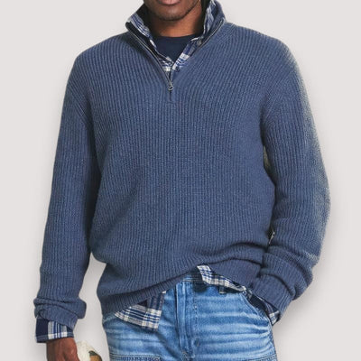 Sam | Men's Knitted Sweater with Zip