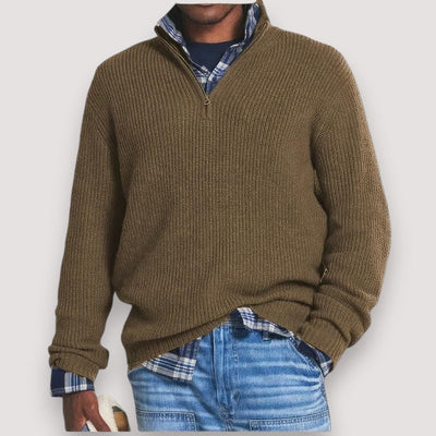 Sam | Men's Knitted Sweater with Zip