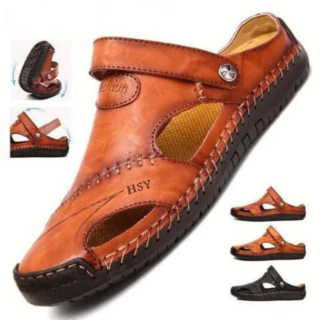 Ryan | Orthopedic Leather Sandals