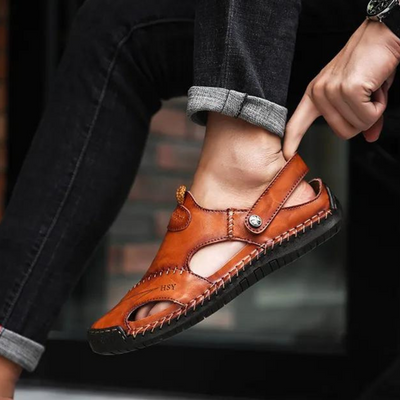 Ryan | Orthopedic Leather Sandals