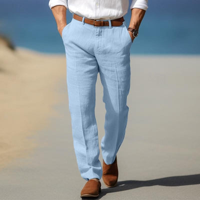 Armando | LUXURY MEN'S PREMIUM LINEN PANTS (WITH BELT LOOPS)