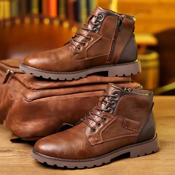 Yancy | Premium Lace-Up Ankle Boots
