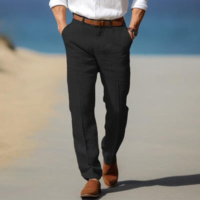 Armando | LUXURY MEN'S PREMIUM LINEN PANTS (WITH BELT LOOPS)