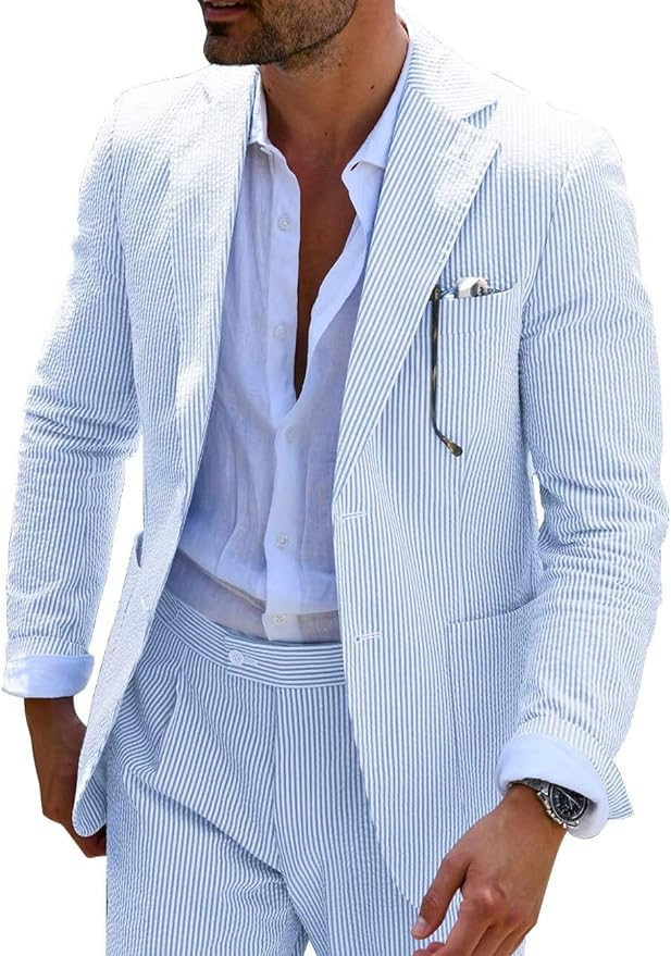 Rick | STRIPED SUMMER SUIT (PANTS + JACKET)