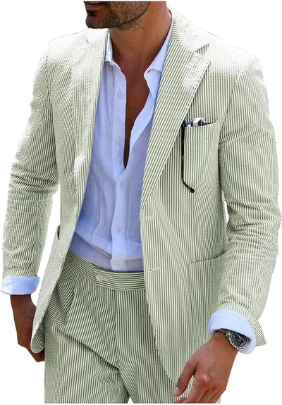 Rick | STRIPED SUMMER SUIT (PANTS + JACKET)