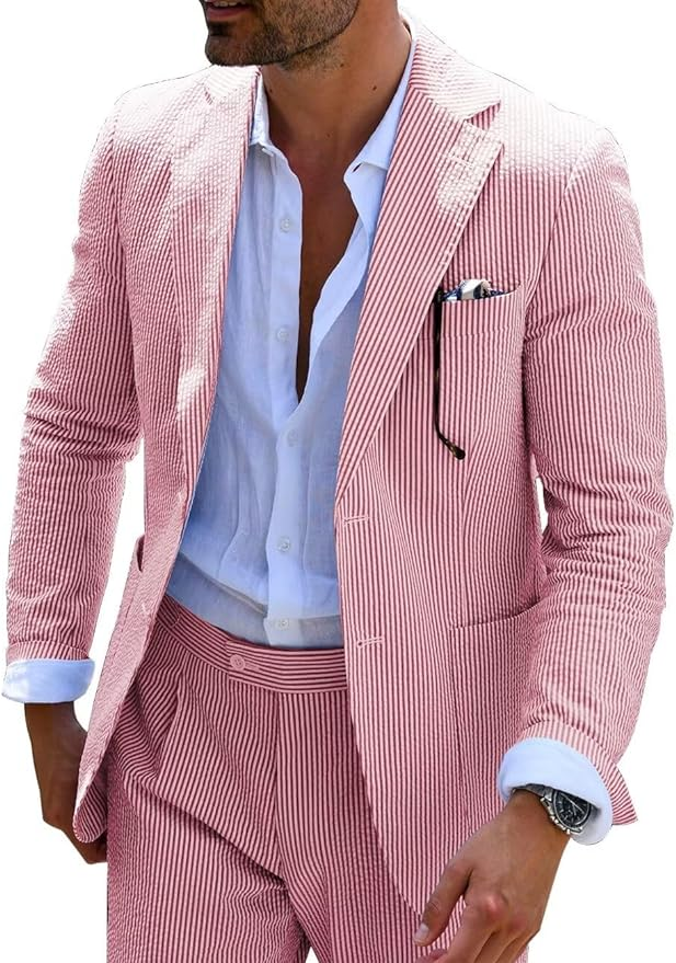 Rick | STRIPED SUMMER SUIT (PANTS + JACKET)