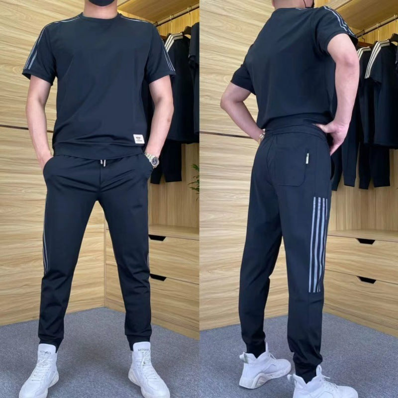Steve | MEN'S SUIT IN LUXURY MATERIAL WITH ELASTIC