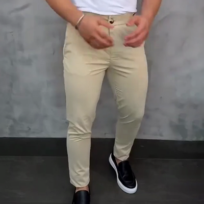 Gustavo | MEN'S SLIM FIT ELASTIC PANTS