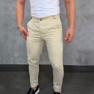 Gustavo | MEN'S SLIM FIT ELASTIC PANTS