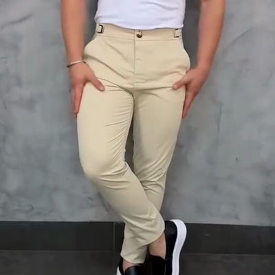 Gustavo | MEN'S SLIM FIT ELASTIC PANTS