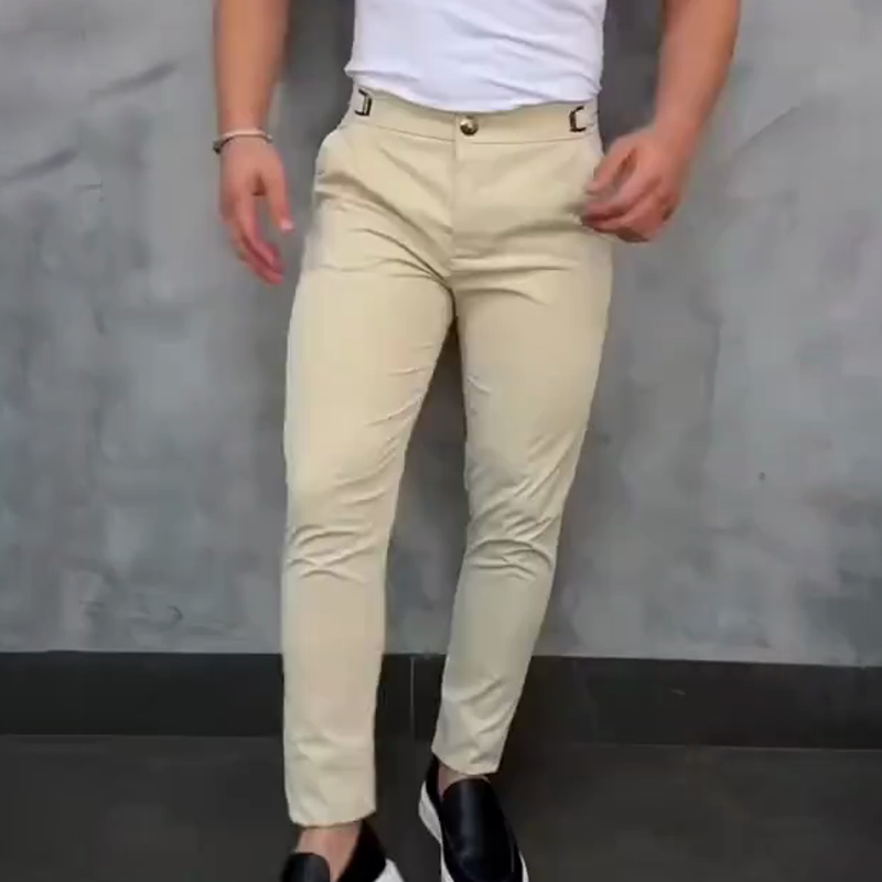 Gustavo | MEN'S SLIM FIT ELASTIC PANTS
