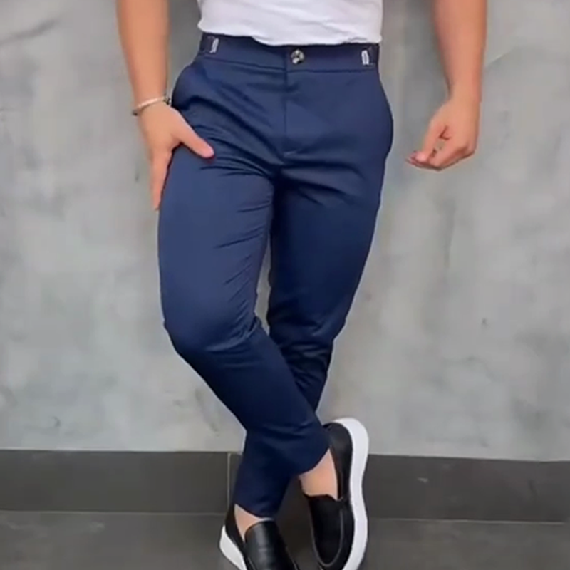 Gustavo | MEN'S SLIM FIT ELASTIC PANTS
