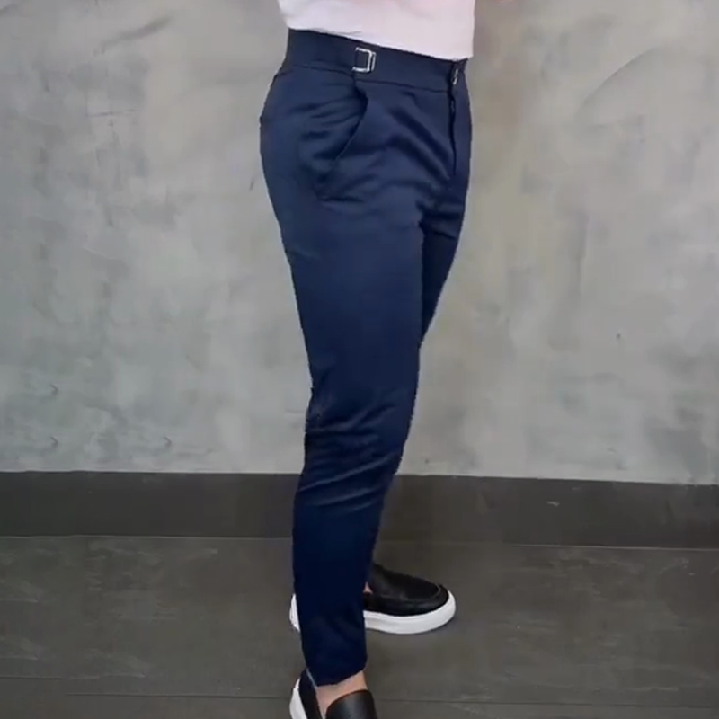 Gustavo | MEN'S SLIM FIT ELASTIC PANTS