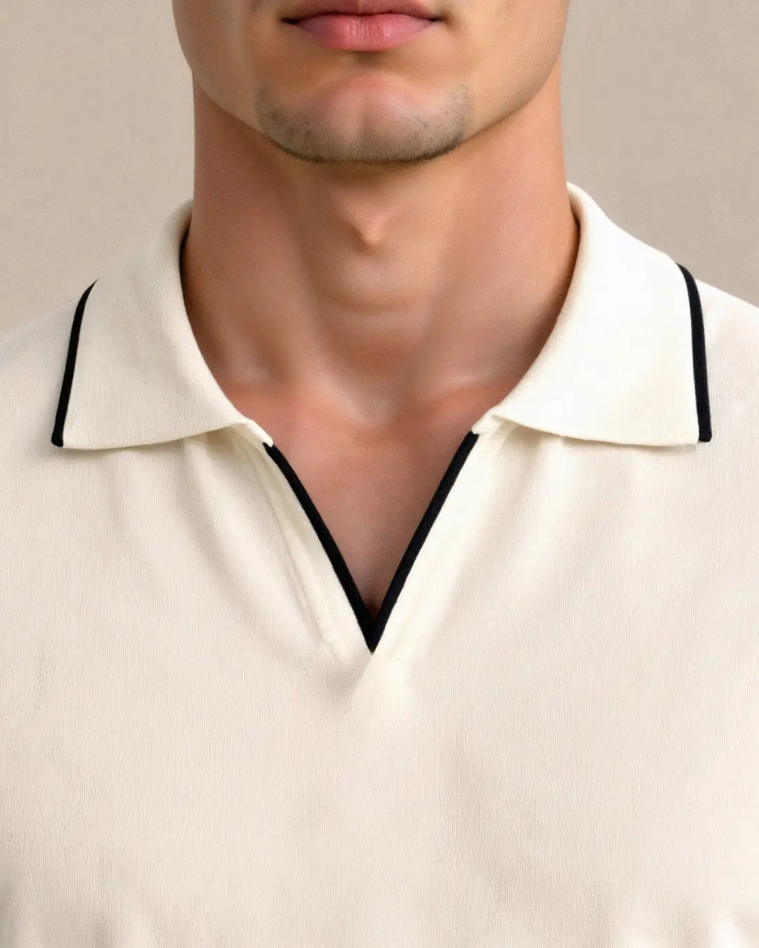 Ernesto | TAILOR-MADE PIQUÉ POLO SHIRT WITH CONTRASTING DETAILS