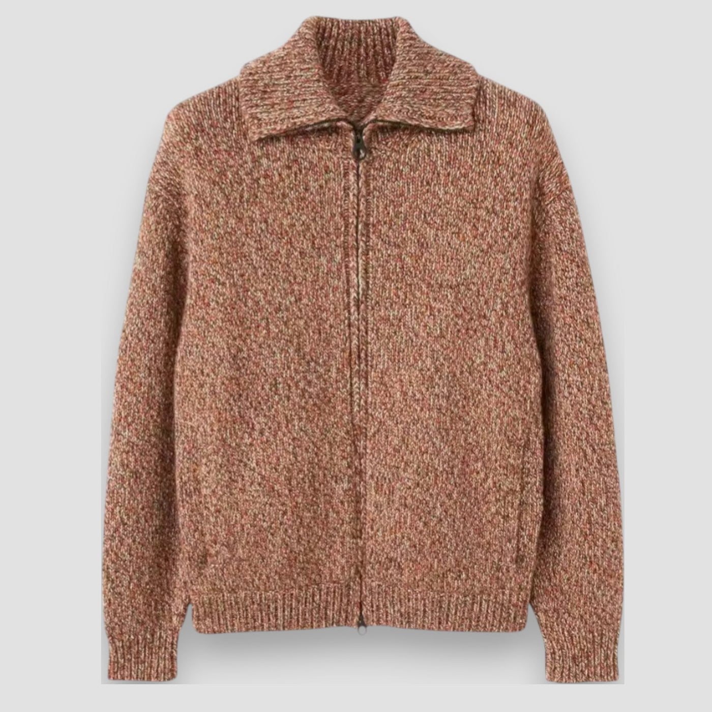 Anthony | Alpaca Wool Zip-Up Bomber Jacket