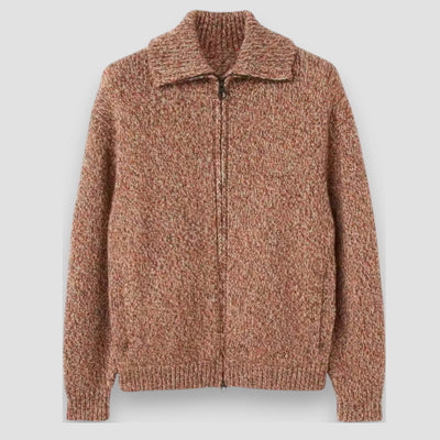 Anthony | Alpaca Wool Zip-Up Bomber Jacket