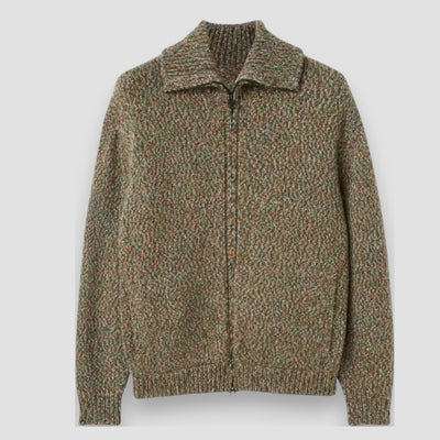 Anthony | Alpaca Wool Zip-Up Bomber Jacket