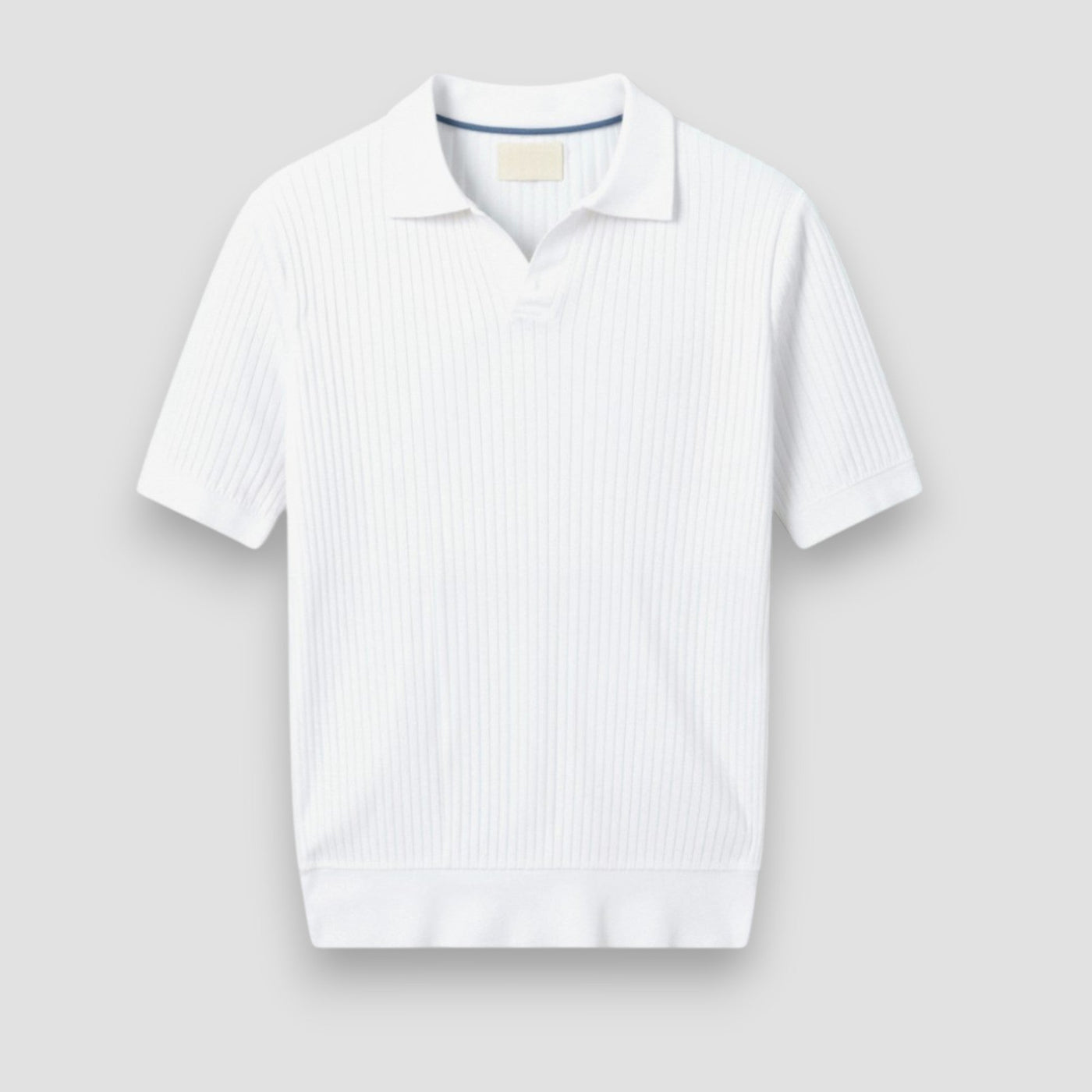 Chris | Ribbed Cotton Polo Shirt