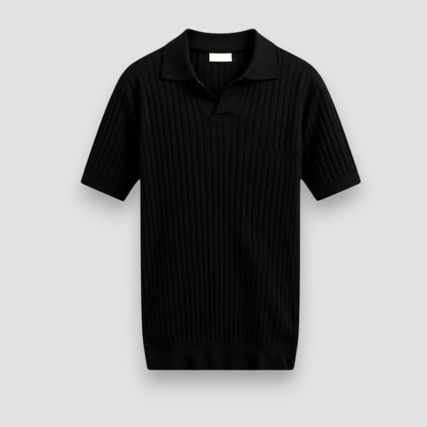 Chris | Ribbed Cotton Polo Shirt